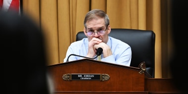 Rep. Jim Jordan listens during a House Judiciary Committee hearing in Washington, D.C.