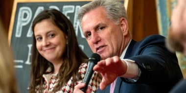 Speaker of the House Kevin McCarthy speaks about the proposed "Parents Bill of Rights" at the Capitol in Washington, D.C.