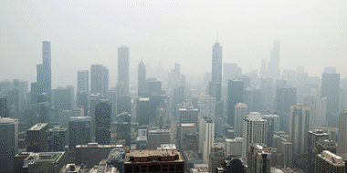 Air Quality Gif Chicago June 28, 2023. 