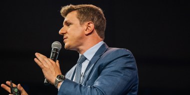 Project Veritas founder James O'Keefe speaks at the Conservative Political Action Conference in 2021.