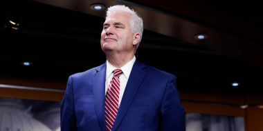 Tom Emmer during a press conference at the U.S. Capitol.