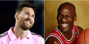 Leo Messi y Michael Jordan