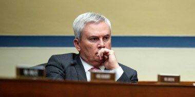 James Comer at a House Oversight Subcommittee hearing on Capitol Hill