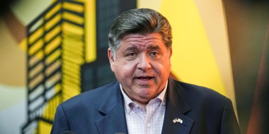 JB Pritzker speaks to the media