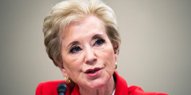 Education Secretary Linda McMahon.