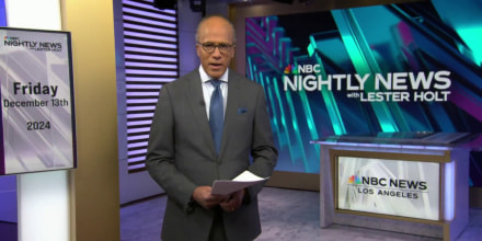 Watch full episodes of Nightly News with Lester Holt NBC News