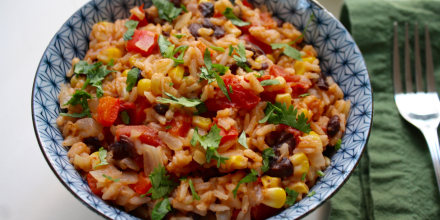 One-Pot Mexican Rice and Beans recipe