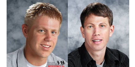 CJ and Billy Vosseler's age progression photos show CJ, left, to be 28 and Billy, right, to be 26. Photos from 2011.