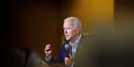 Image: Democratic 2020 U.S. presidential candidate and former Vice President Joe Biden speeks at an event at Iowa Wesleyan University in Mount Pleasant