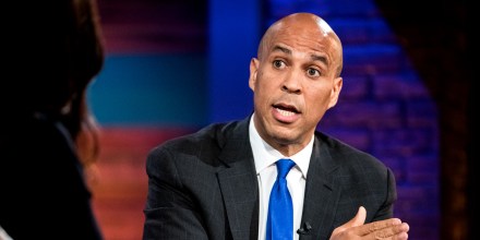 Image: Sen. Cory Booker, D-NJ, speaks at the Black Economic Alliance Forum in Charleston on June 15, 2019.