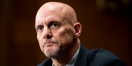Image: Stephen Hahn, nominee to be the commissioner of the Food and Drug Administration, during his confirmation hearing before a Senate committee on Nov. 20, 2019.