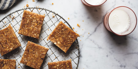 No-Bake Peanut Butter Energy Bars from \"Half the Sugar, All the Love\" by Jennifer Tyler Lee and Anisha Patel, MD, MSPH