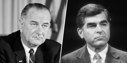 Lyndon Johnson and Michael Dukakis