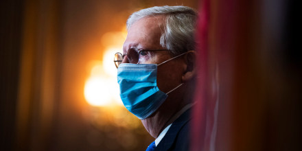 Image: Sen. McConnell And GOP Leadership Hold Weekly News Conference