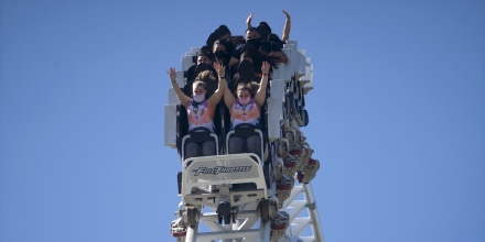 Six Flags Magic Mountain Amusement Park Reopens