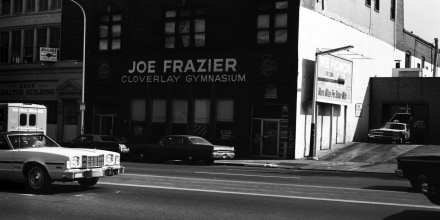 Cloverplay Gym in Philadelphia in October 1974, where Joe Frazier trained.