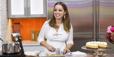 Image: Marcela Valladolid makes pumpkin cheesecake for fall