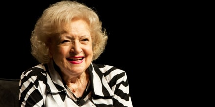 Betty White attends an event in Philadelphia on March 17, 2012.