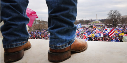 Trump Supporters Hold \"Stop The Steal\" Rally In DC Amid Ratification Of Presidential Election