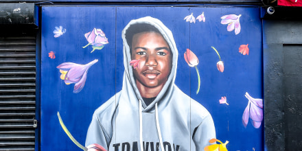 Trayvon Martin Mural Unveiling New York City