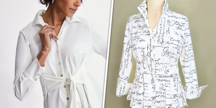 Know Your Value founder Mika Brzezinski and designer Marla Wynne Ginsburg are partnering to create a blouse featuring inspirational quotes of empowerment to celebrate International Women's Day 2023.