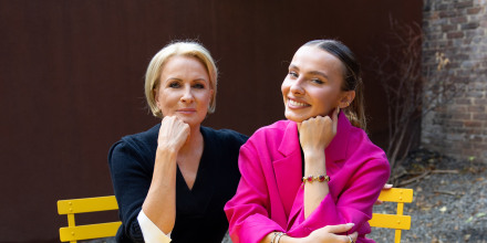 "Morning Joe" co-host and Know Your Value founder Mika Brzezinski with her daughter, Carlie Hoffer.