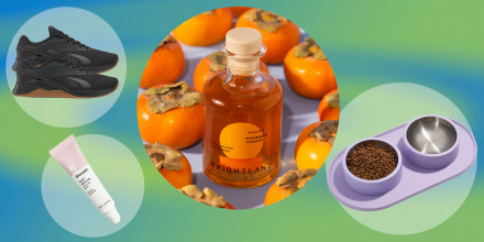 Reebok designed its Nano X3 shoe, Glossier Balm Dotcom, Wild One placemat, Brightland's new Folklore vinegar