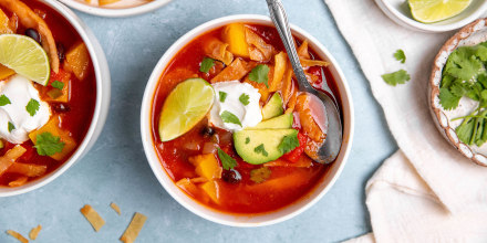 Pumpkin Tortilla Soup