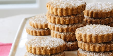 Martha Stewart's Cranberry Tart & Apple Crumb Pie & Brown Butter Shortbread Cookies