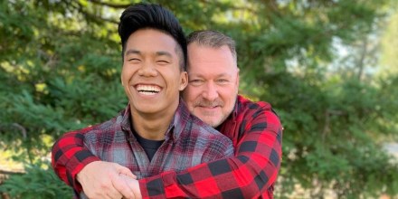 Jordan Windle and his father, Jerry.
