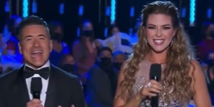 Jorge Bernal y Alicia Machado programa 'Miss Universo: Celebrando Nuestras Reinas'
