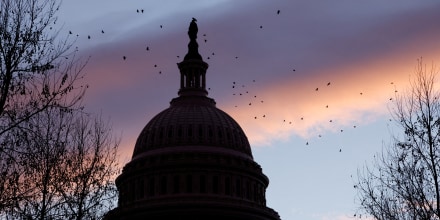 Image: FILE PHOTO: The dome of the U.S. Capitol at dawn in Washington
