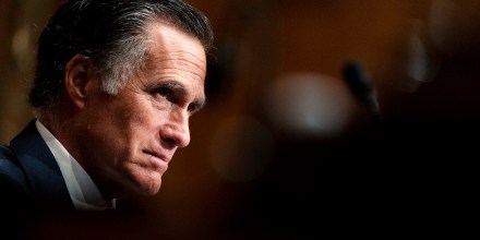 Senator Mitt Romney attends a Senate Health, Education, Labor, and Pensions Committee hearing on July 20, 2021 in Washington, DC.