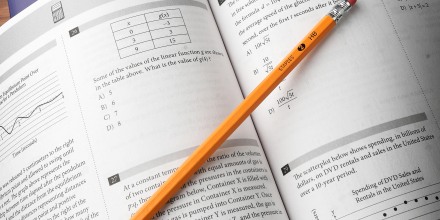 SAT college entrance exam preparation book