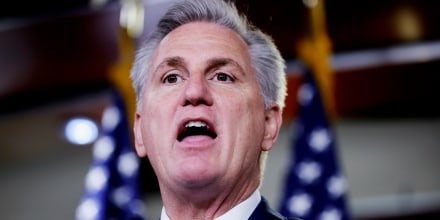 House Minority Leader McCarthy Holds Weekly News Conference On Capitol Hill