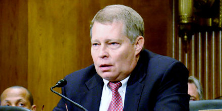 Judge J. Michael Luttig at a Senate hearing on May 12, 2011.