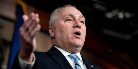 House Minority Whip Steve Scalise at the Capitol on Feb. 2, 2022.