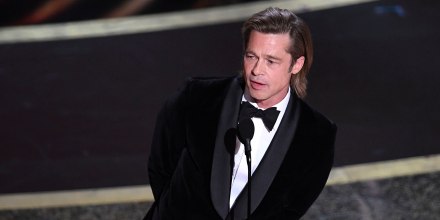 Brad Pitt en la 92 entrega de los Oscars.