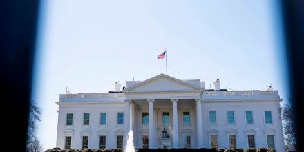 White House exterior on March 7, 2021