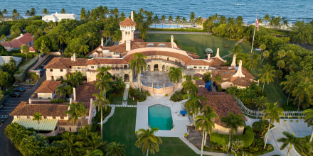 Image: Aerial view of Mar-a-Lago.