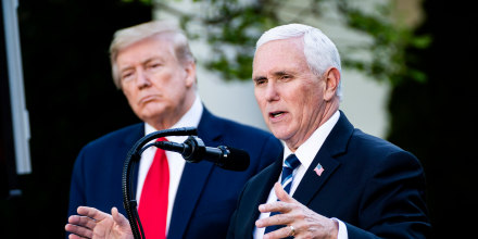 Former Vice President Mike Pence and President Donald J. Trump