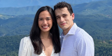 NBC News correspondent Emilie Ikeda and her husband, Pat.