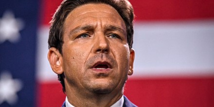 Gov. Ron DeSantis speaks during an election night watch party