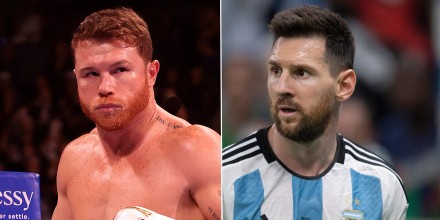 El boxeador reaccionó en Twitter a un polémico video protaginizado por Messi.
