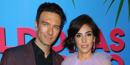 Leonardo de Lozanne y Sandra Echeverría en premier de la película 'Las Pildoras De Mi Novio'.