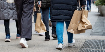 Shoppers in the SoHo neighborhood of New York on Jan. 21.