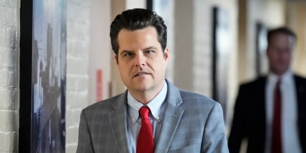 Rep. Matt Gaetz at the Capitol in Washington, D.C. 