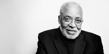 Actor James Earl Jones at the Longacre Theatre in New York on Sept. 16, 2014.