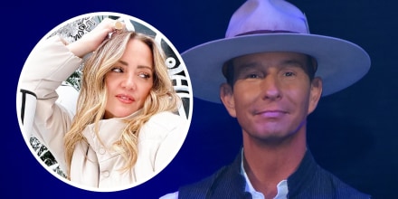 Andrea Legarreta; Erik Rubín en conferencia de prensa de 'Jesucristo Super Estrella'.