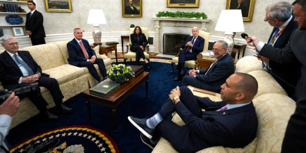 President Biden Hosts Congressional Leaders For Budget And Debt Limit Talks